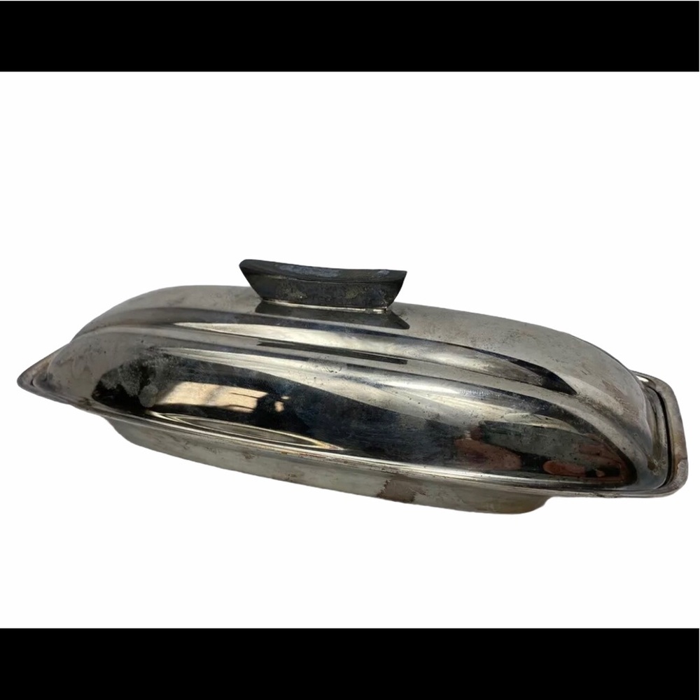 Vintage 1883 FB Rogers Silver Co Butter Dish Tray